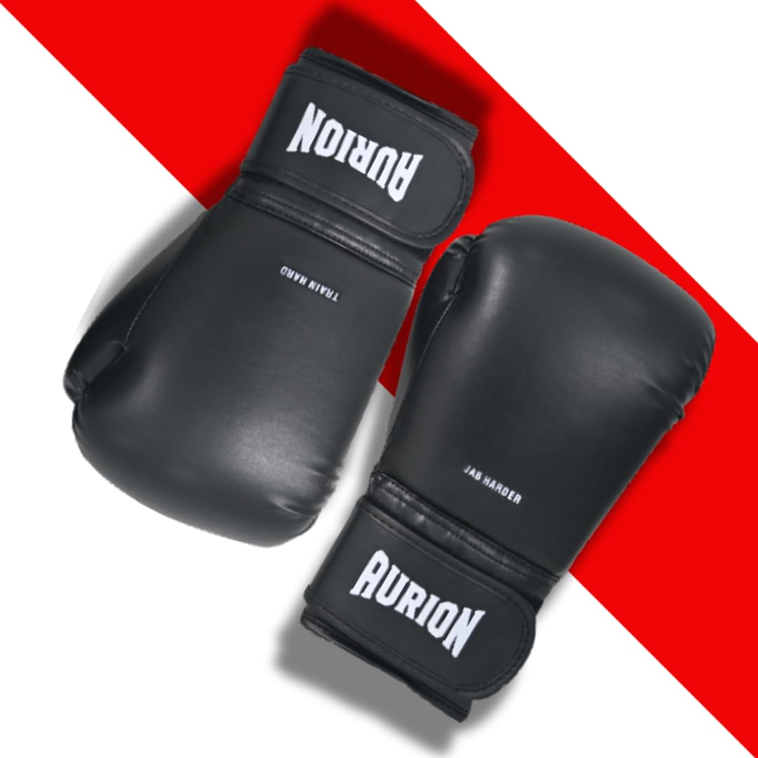 Aurion 16oz Boxing Gloves – Premium PU Leather Training Gloves for Boxing, Kickboxing, MMA & Muay Thai | Maximum Hand Protection & Wrist Support for Men & Women-picture-28