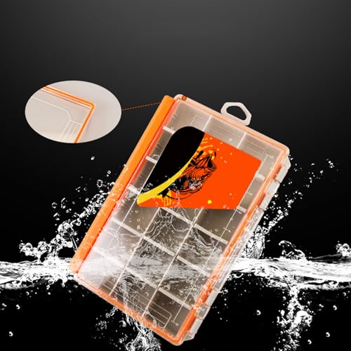 Boîte de plaquage imperméable avec compartiments divisés pour leurres