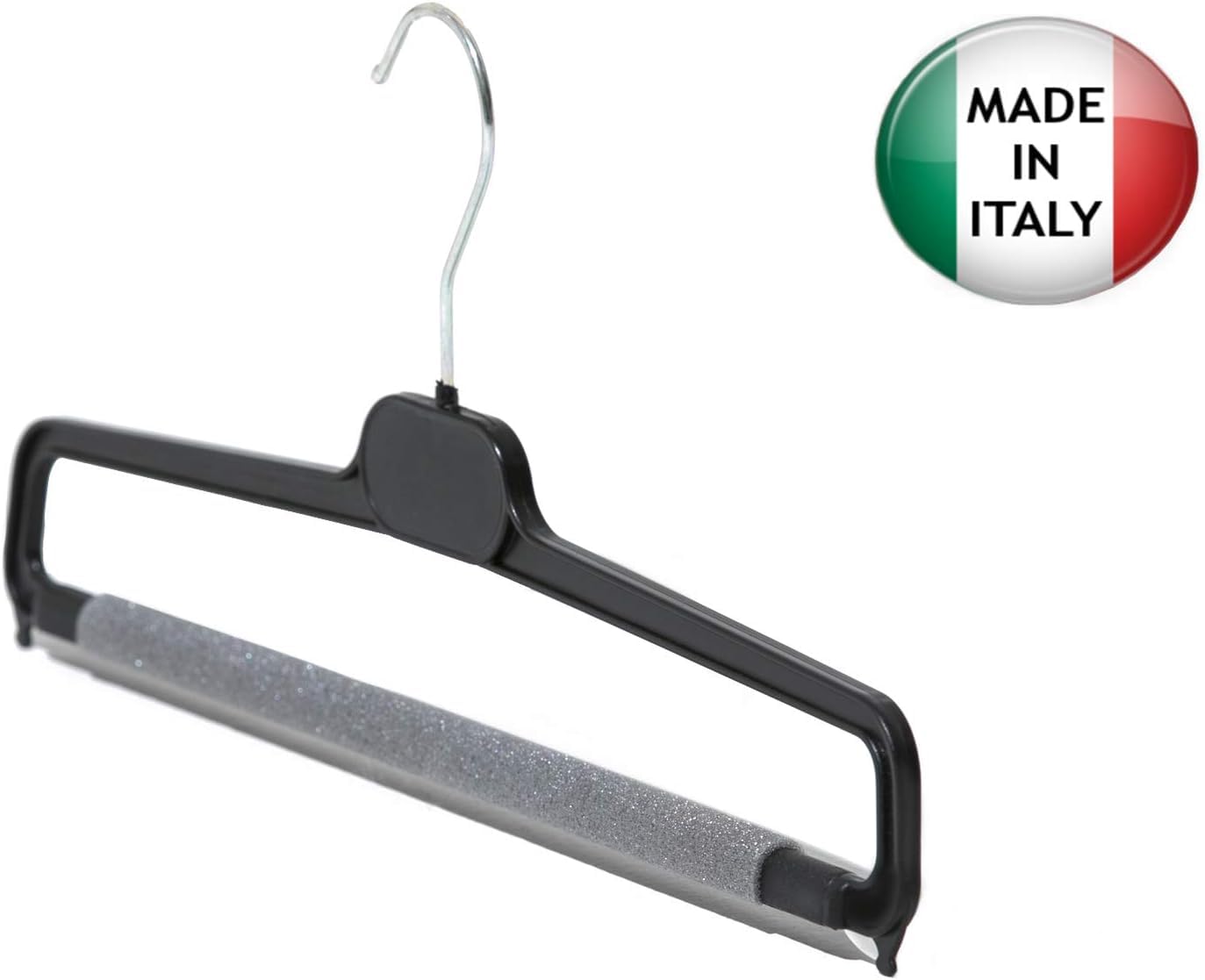 Set Grucce Pantalone Prodotte in Italia Appendiabiti Spugna Antiscivolo 100% Materia Plastica Riciclata (20pz)