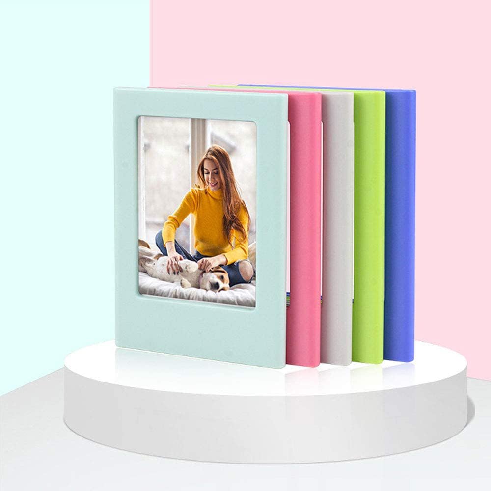 FDDD 6 Pièces Cadre Photo Cadre Magnétique, Mini Cadres Photo Magnétiques, Réfrigérateur à Cadre Photo Magnétique, Mini Cadre Coloré Bricolage, Pour Salon Réfrigérateur Chambre Bureau 6.5 * 8.8CM