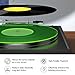 Turntable Mat Record Platter Slipmat: Greenlit Acrylic Record Player Platter Vinyl Slip Mats for Turntables Antistatic Tighter & Defined Bass, Green
