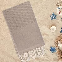 Telo Mare In Puro Cotone Fouta - Motivo A Righe, 100x200 Cm - Morbido E Assorbente Per Spiaggia E Piscina