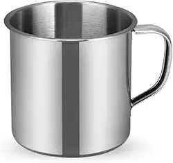 Caneca Aço Inox 100ml Metal