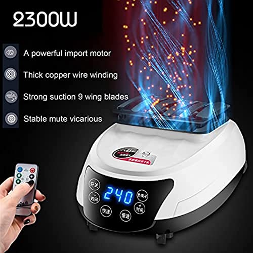 HSRG Elektrische wasdroger, 2300 W, draagbare negatieve ionen-warmeluchtdroger, wasdroger met tijdbesturing en afstandsbediening, voor het drogen van textiel in het huishouden - Image 5