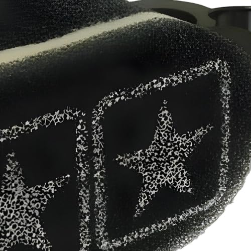 Filtre à air STAGE6 double couche noir grand modèle à connecteurs multiples