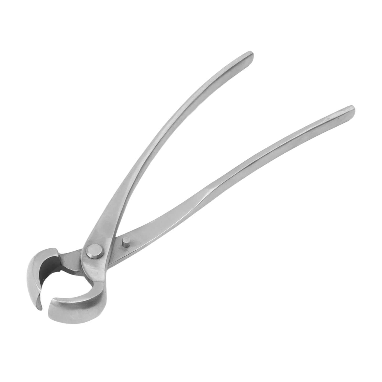 Bonsai Concave Branch Cutter Premium Chrome Alloy Pruning Trimmer Garden Silver for Plants