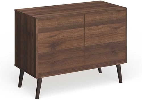 Miniatura 7 de ZSEDP - Aparador de cocina con 1 puerta y 3 cajones de almacenamiento, gabinete de madera antigua para almacenamiento de cocina (color D, tamaño