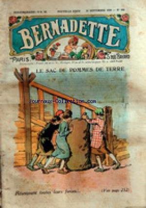 BERNADETTE [No 506] du 10/09/1939 - LE SAC DE POMMES DE TERRE