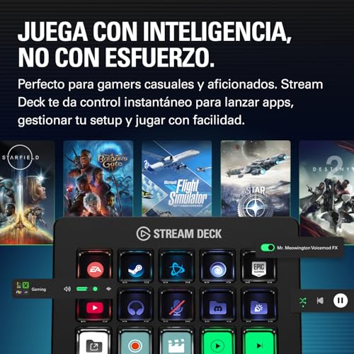 Controlador de flujo Elgato Stream Deck Scissor Keys para optimizar transmisiones 2