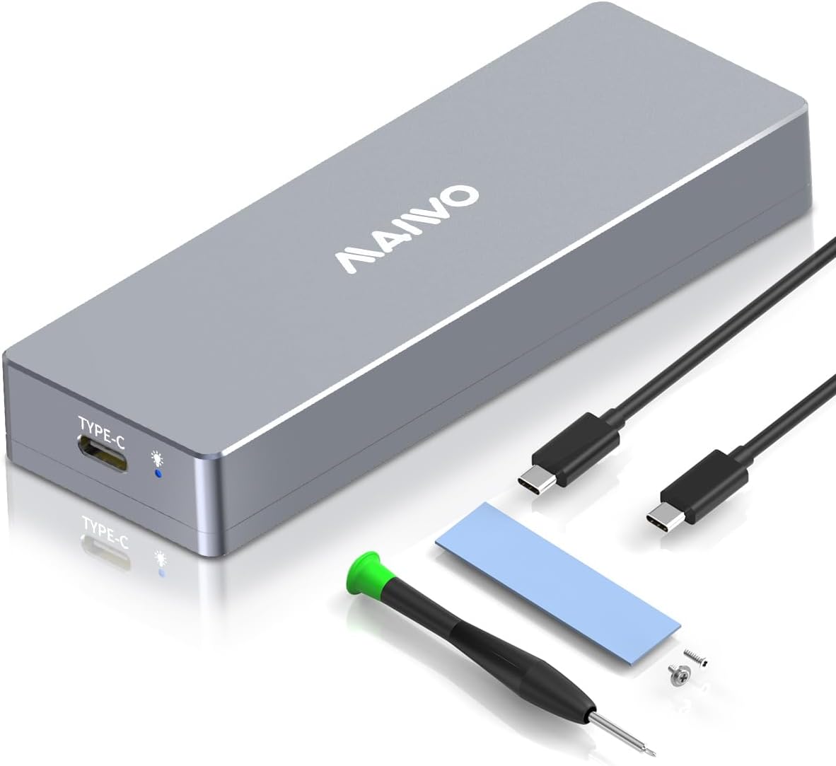 MAIWO MacBook SSD Enclosure, 12+16 PIN AHCI SSD to Type-C Adapter, USB 3.2 GEN2x2 20Gbps, for 2013-2017 MacBook Pro, MacBook Air, Mac Pro, iMac from 2013 to 2017