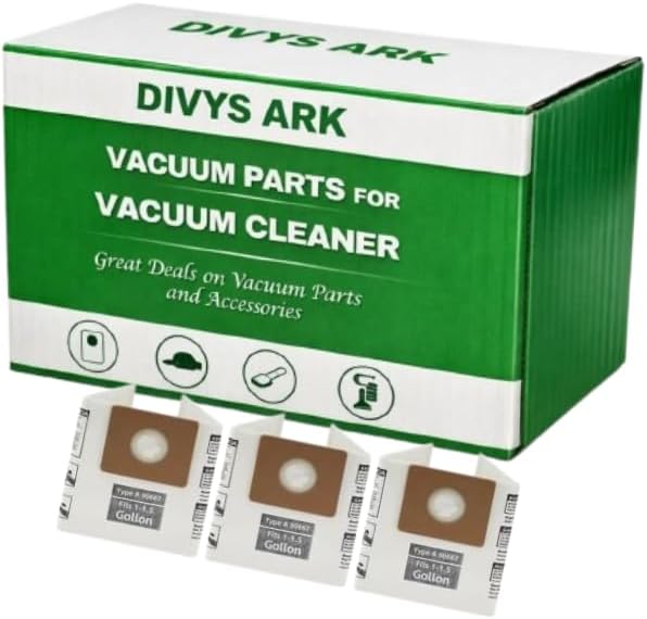 Replacement of Shop Vac 1.5 Gallon, Vacuum Cleaner Paper Bags 3Pk #906-67