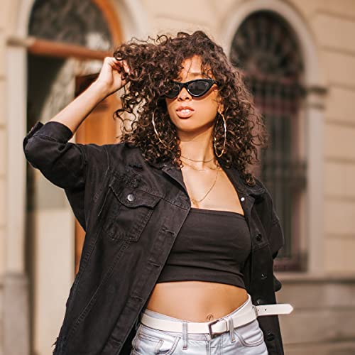 Cat Eye Sunglasses for Women Vintage Goggles Plastic Frame Sunglasses4