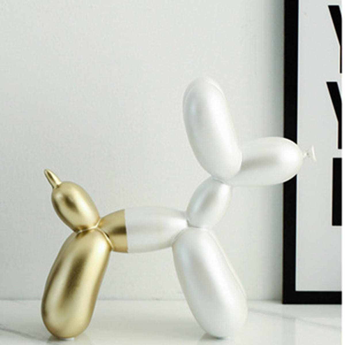 Statuetta ornamentale in resina con palloncino e animali