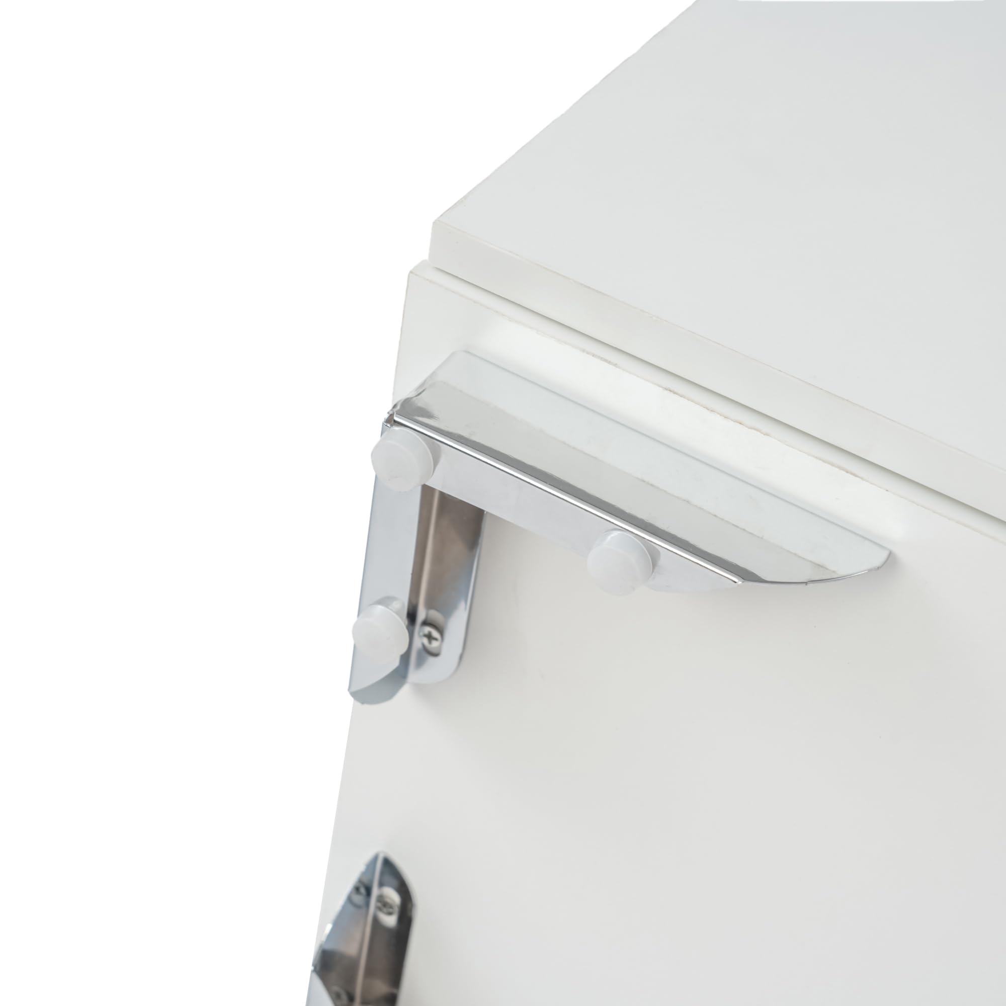 Mobile TV Lowboard 180cm, 2 Scomparti di Stoccaggio, per Televisori fino a 80 Pollici, Bianco per Soggiorno/Camera, Stile Moderno, Bianco 180x33x30cm