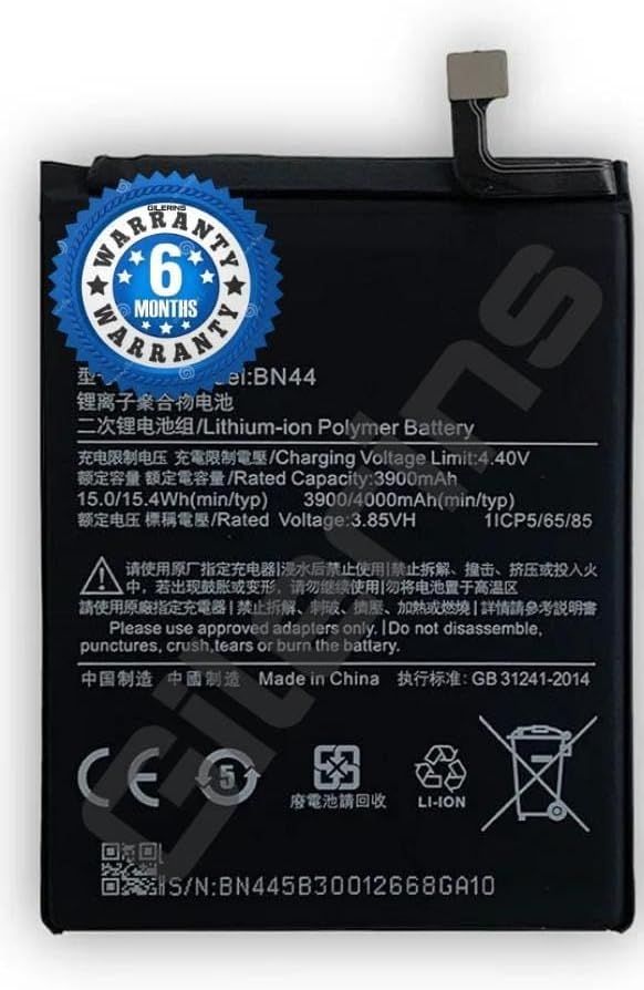 GILERINS® Original BN44 Battery for Redmi Note 5 / Note 5 Plus / MZB5914IN / Battery with 6 Month Warranty**** (AA169)