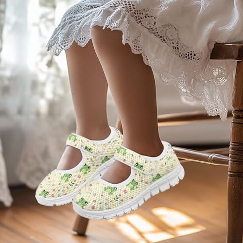 SYtrade Mary Jane Flats Cute Girls Walking Shoes White Sole3