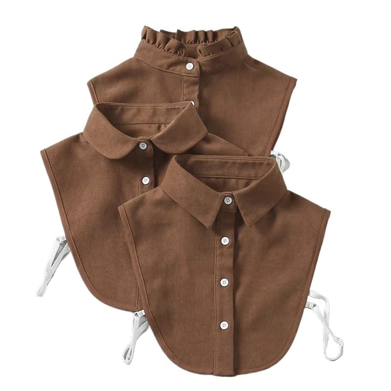 Colletto for Camicia a metà Corpo con Base Multifunzionale da Donna, Temperamento alla Moda, Colletto Finto Versatile per Maglioni