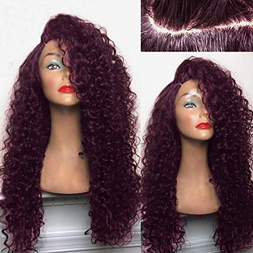 Perruque afro marron à longs cheveux bouclés pour vos soirées branchées
