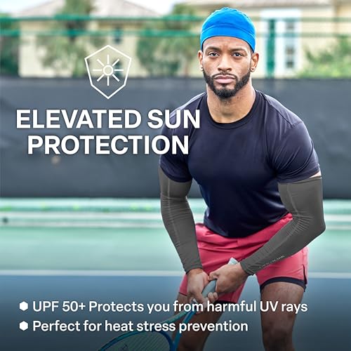 COLD FACTOR Instant Cooling Arm Sleeves| Advanced Chemical-Free Evaporative Cooling Technology | UPF 50+ | Moisture Wicking3
