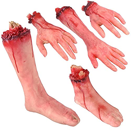 HUAMAO Faux Bras Halloween Séparé Mains Ensemble Cover