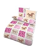 💗100% REINE BAUMWOLLE: Die Kinderbettwäsche mit Reissverschluss ist mit dem Öko-Tex Standard 100 Zertifikat ausgezeichnet und garantiert schadstoffgeprüft, farbecht & hautfreundlich