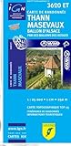  TOP25 3620ET ~ Thann, Masevaux carte de randonnée imperméable