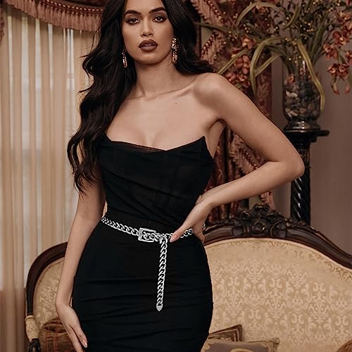 Chain Belts for Women Chunky Waist Chain Belt Punk Belt for Girls Dresses3