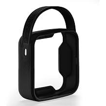 Silicone Protective Case for Portable Bluetooth Speaker Shockproof Skin Cover, Travel Carrying Pouch Compatible with Marshall Willen Case Only Black