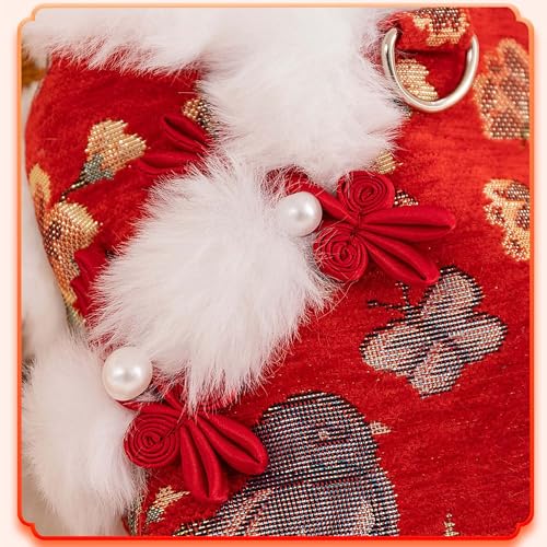 Ropa para Perro Disfraz Año Nuevo Chino XL Rojo miniatura 5