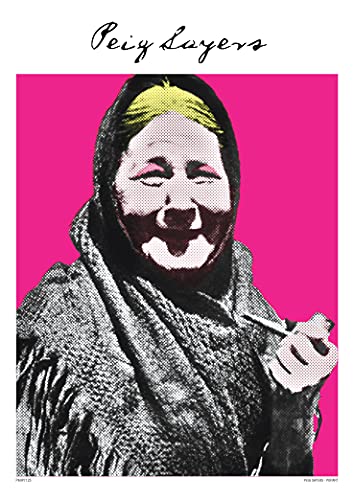 Image of A4 POSTER PEIG SAYERS - Irish Author and Seanchaí 1873-1958 - Pink Edition