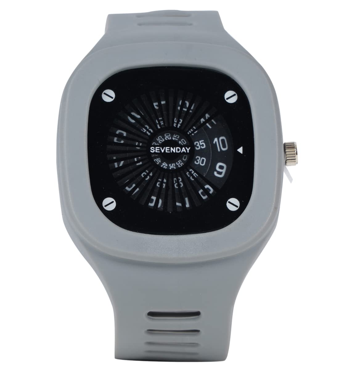 NITHYA ORGANICS Silicone Strap Analogue Sports Watch Square Mens Watches & Solid Polished for Men (Grey) (B0BJ619K5J) Amazon Price History, Amazon Price Tracker