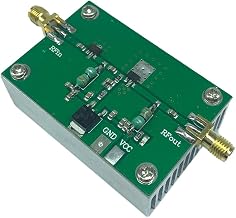 QTJUST 1-512MHz 1.6W Wideband Low Power RF Amplifier with Heat Sink for Shortwave FM Ham Radio Electrical Equipment