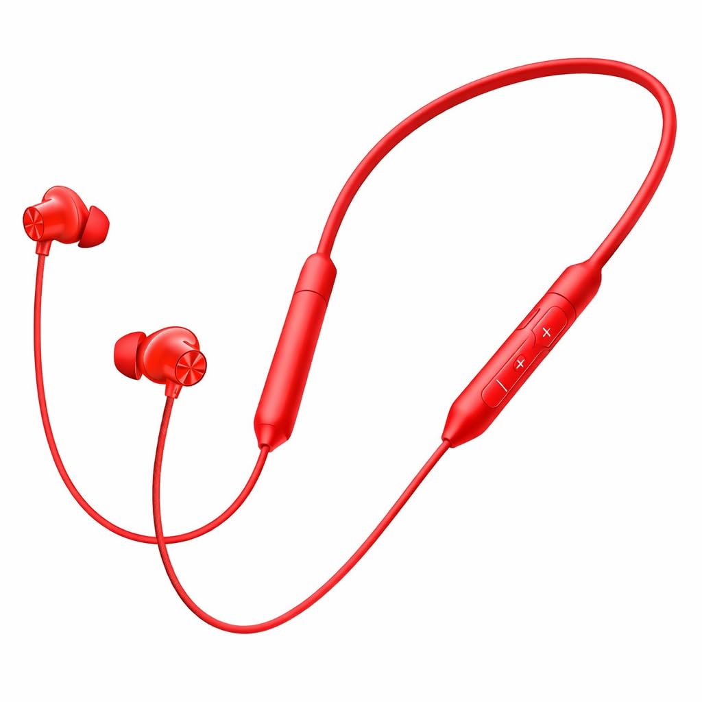 Original Wireless Earphones Compatible with OnePlus Z3 Bluetooth Neckband with Mic 12.4mm Drivers IP55 with Deep Bass (Orange) JJHJ3434-picture-26