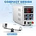 DC Power Supply Variable,30V 10A Bench Power Supply Electroforming,Adjustable Regulated Power with 3 Digit Display for Laboratory,Test Faulty Motor,Mobile Phone Repair,DIY,SKY TOPPOWER STP3010