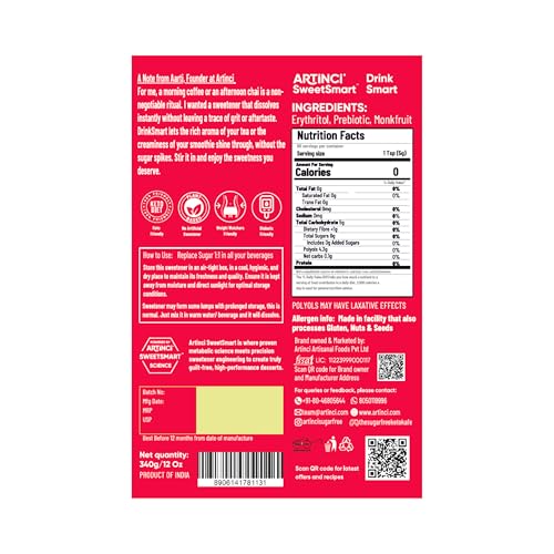 Image of Artinci Monk Fruit Sweetener, 1:1 Sugar Substitute