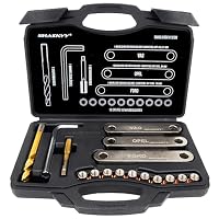 HASKYY Bremsgewinde Reparatur Satz Gewinde 16 TLG. Bremssattel Führungsbolzengewinde M9x1,25