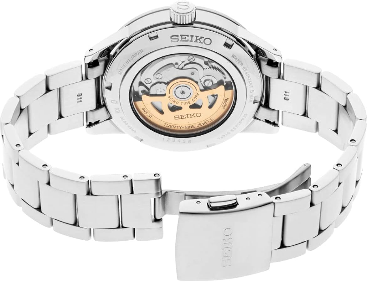 Amazon.co.jp: Seiko メンズ ブラックダイヤル シルバー