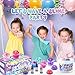 Elover Clear Slime Making Kits with Premade Slime for Kids DIY with 35 Sets Add-ins Jumbo Kit for 6-12 Years Old Girls Boys Present Party Favors Kids