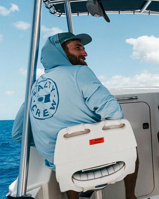 Salty Crew Golden Mahi Surf Hoodie - Long Sleeve UPF50 Performace Sunshirt3