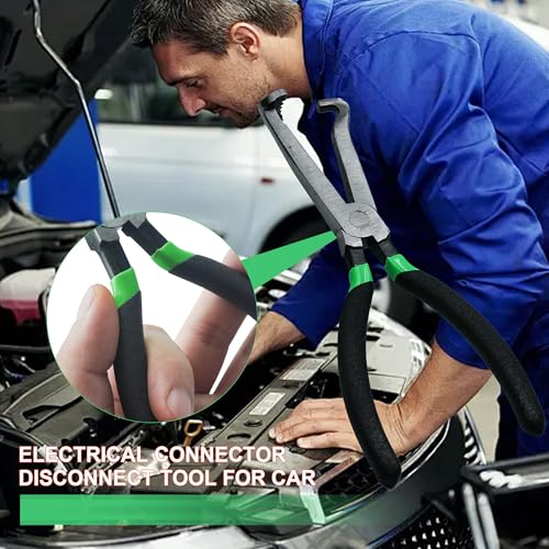 37960 Electrical Disconnect Pliers (Green) Automotive Electrical Connector Disconnect Pliers