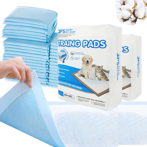 BPS® Tappetini di Addestramento Soakers per l'addestramento del Cane Profumi per Gatti con feromoni per attirare Cuccioli e Semplificare l'allenamento (40pcs 60 * 60cm) BPS-2167 * 2