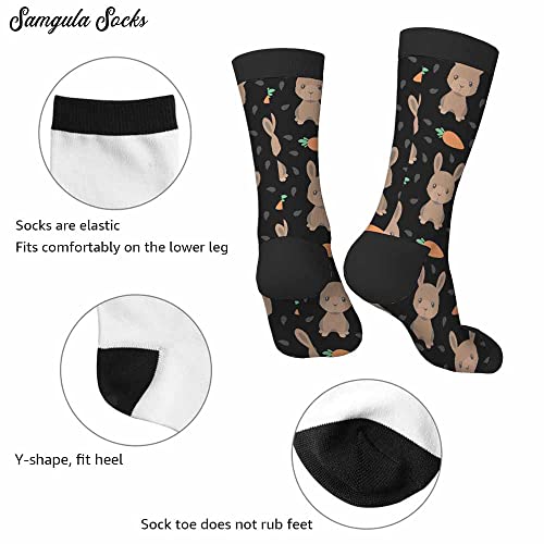 Image of Crew Socks for Woman Size 6-8 Tropical Wildlife Bright Teal Girls Socks