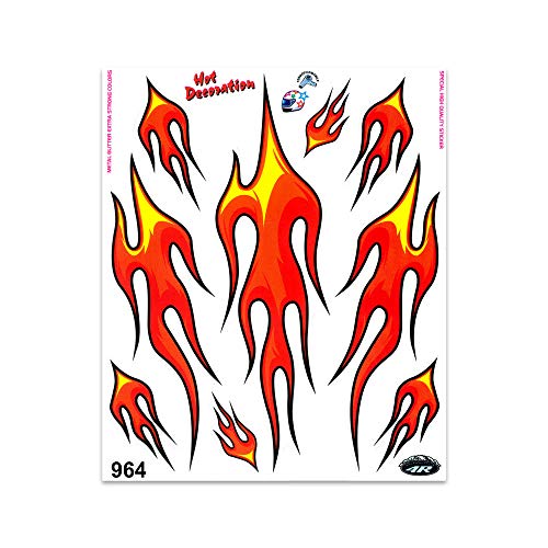4R Quattroerre.it Adhésif Flammes, 20 x 24 cm
