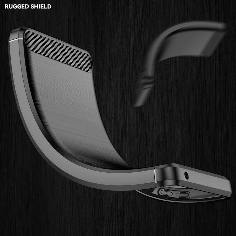 Image of Hybrid Carbon Fiber Back Case for Samsung Galaxy A7 2018 (Black)