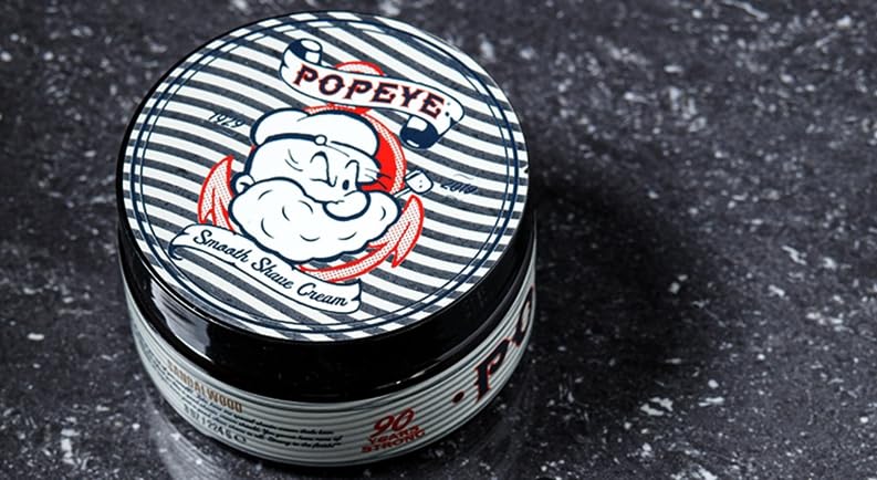 Miniatura 4 de Popeye Shaving Co - Crema de afeitar para hombres adecuada para pieles sensibles, experiencia de afeitado suave para quemaduras de maquinilla de