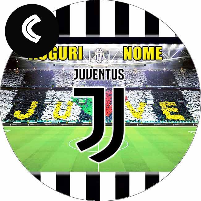 Cialda per Torta Juventus Fibra Vegetale Massima Risoluzione