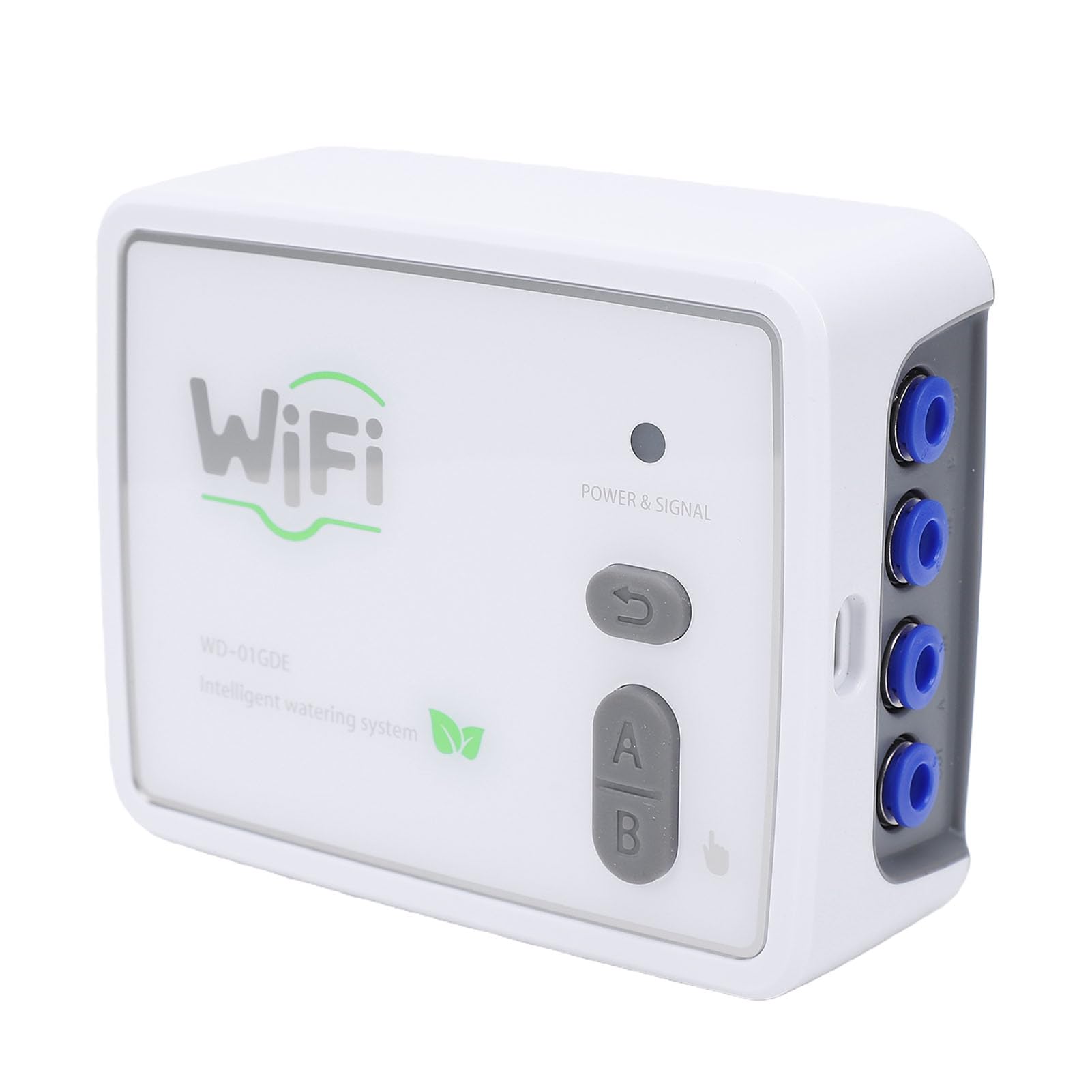 Greensen Inteligentny System Nawadniania Kropelkowego Wi-Fi Zestaw Automatycznego Nawadniania z podwójną pompą Sterowanie aplikacją Regulowany Timer dla 20 Roślin Doniczkowych Wewnątrz Na (wtyczka UE)