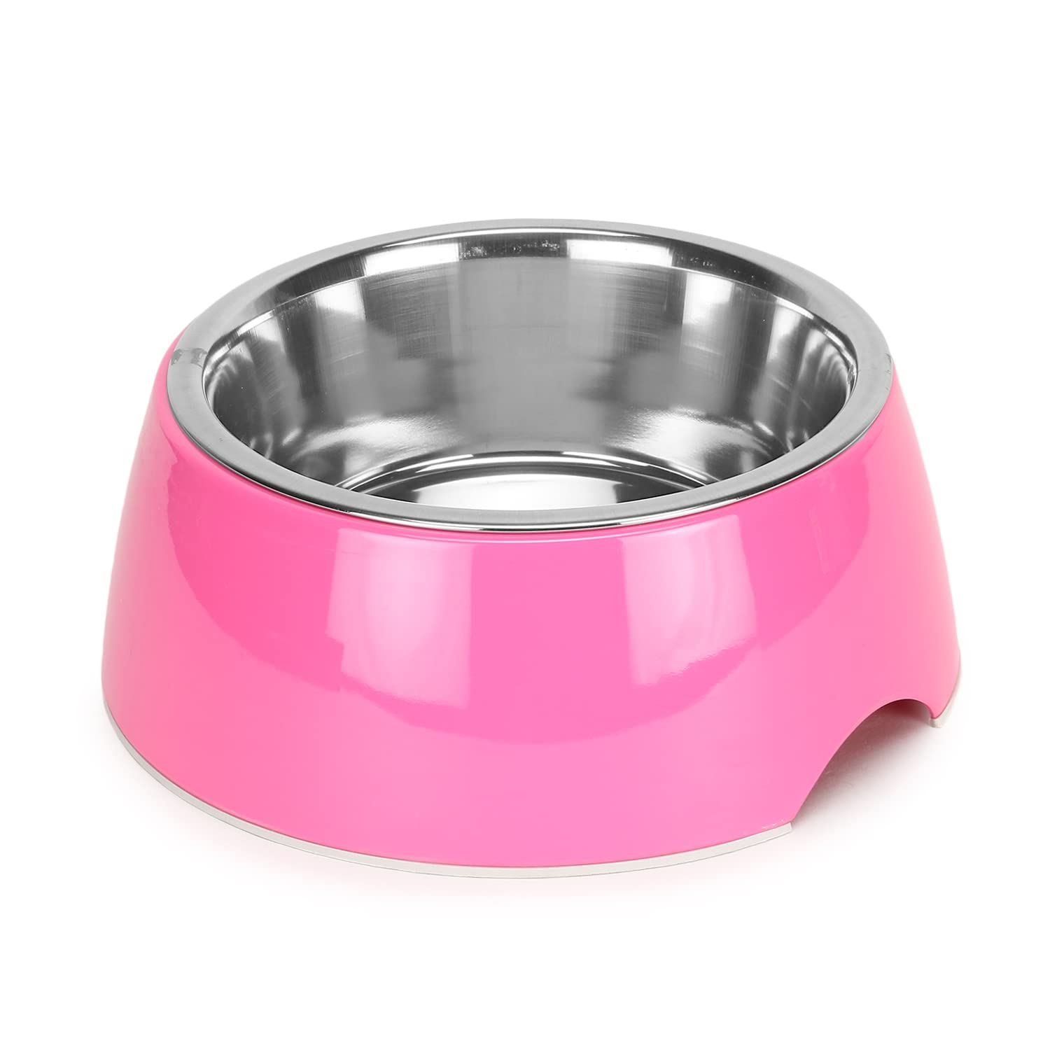 BASIL Pet Melamine Solid Feeding Bowl | Anti-Skid, Easy Clean, Heat Resistant, Non Toxic, Food Grade for Dogs and Cats Pink Large 1600 ml (B0989ZPFJN) Amazon Price History, Amazon Price Tracker