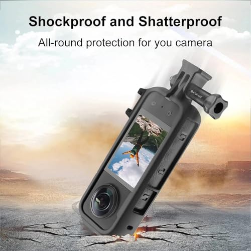 Image of Insta 360 X3 Plastic Protective Frame Border Case | Anti-Fall, Anti-Scratch, Shockproof Cover Cage for Action Camera | Durable Protective Housing for Insta 360 X3