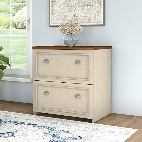 Bush Furniture Fairview Lateral File Cabinet In Antique White #TOP1